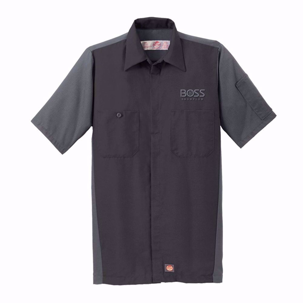 BOSS Plow Gear Store | BOSS Plow Black and Charcoal Work Shirt