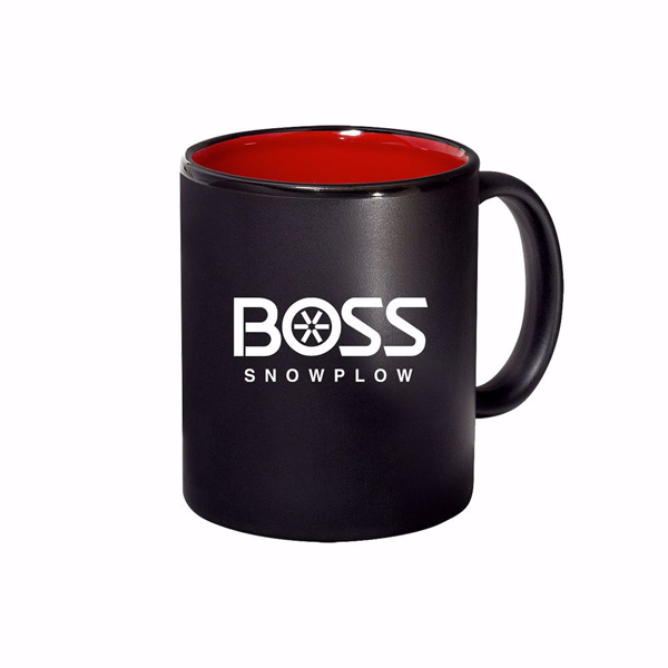 Black and Red Ceramic Mug