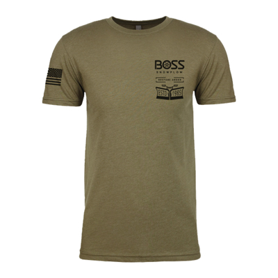 BOSS Patriotic Tee Product Image on white background