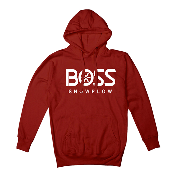 Red Boss Classic Hoodie product image on white background