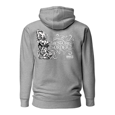 BOSS "Old Man Winter" Hoodie Front Image on white background