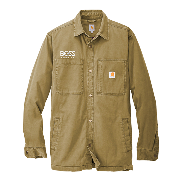 BOSS Carhartt Shirt Jacket product image on white background