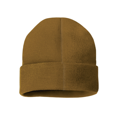 BOSS Canvas Beanie Front Image on white background