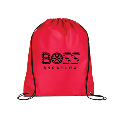 BOSS Logo String Bag Product Image on white background