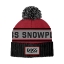 Boss Pom Beanie Front Image on white background