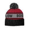 Boss Pom Beanie Back Image on white background