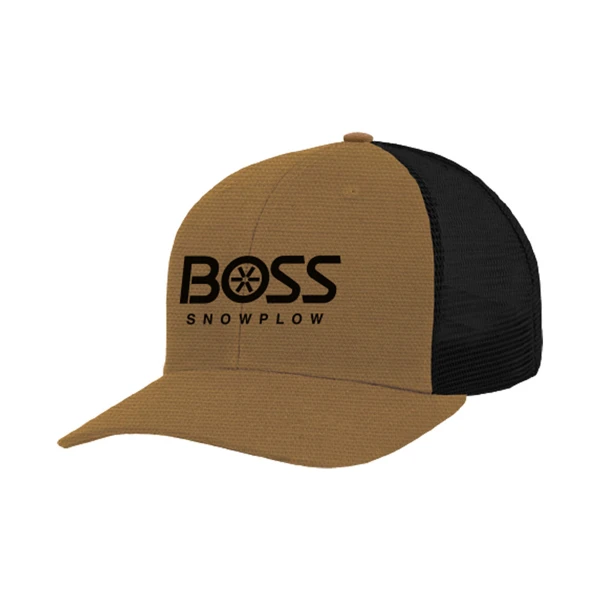 Boss Canvas Hat Front Image on white background