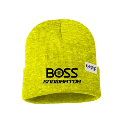 Hi-Vis Beanie Front Image on white background