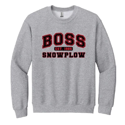 Boss Heavy Blend Crewneck Sweatshirt Product Image on white background