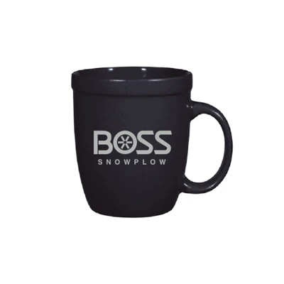 Black Mug Product Image on white background