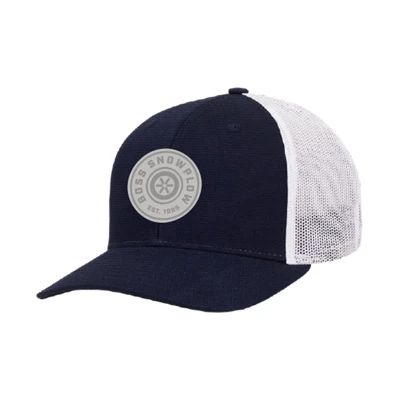 BOSS EST. 1985 Navy Cap Front Image on white background