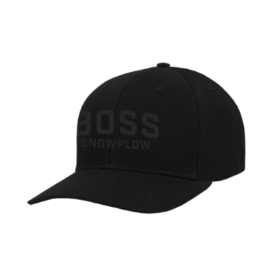 Image of the Blackout V2 Hat with the BOSS Snowplow logo on the front