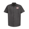 Front image of the BOSS Territory Shop Shirt with the BOSS Snowplow logo on the left chest