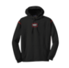 Image of the BOSS Mens DXT Hoodie with the BOSS Snowplow logo on the center front