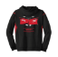 Image of the BOSS Mens DXT Hoodie with DXT and BOSS Snowplow graphic on the back