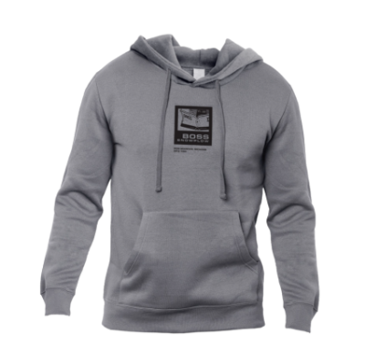 Image of the BOSS Mens DXT Hoodie with the BOSS Snowplow graphic on the front