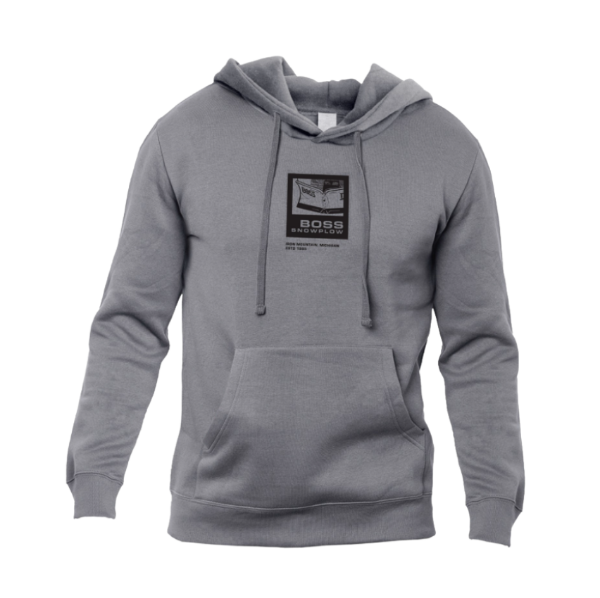 Image of the BOSS Mens DXT Hoodie with the BOSS Snowplow graphic on the front