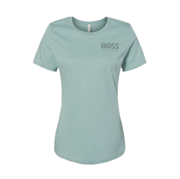 BOSS Ladies Flag Tee - Dusty Blue