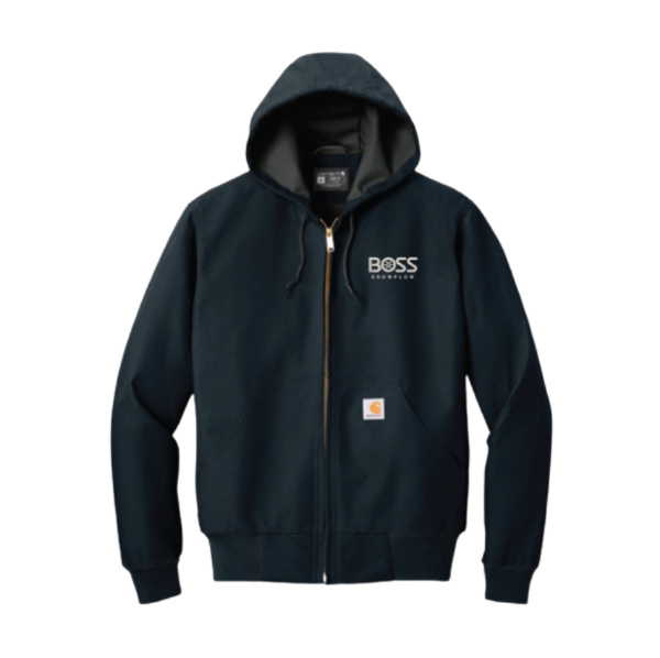 Image of the BOSS Carhartt Duck Active Jac with the white BOSS Snowplow logo on the left chest